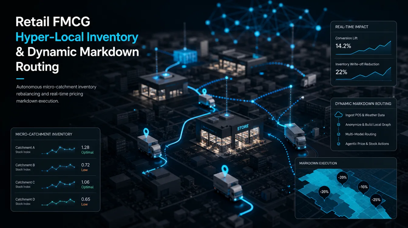 Illustration: Hyper-Local Catchment Inventory & Dynamic Markdown Routing