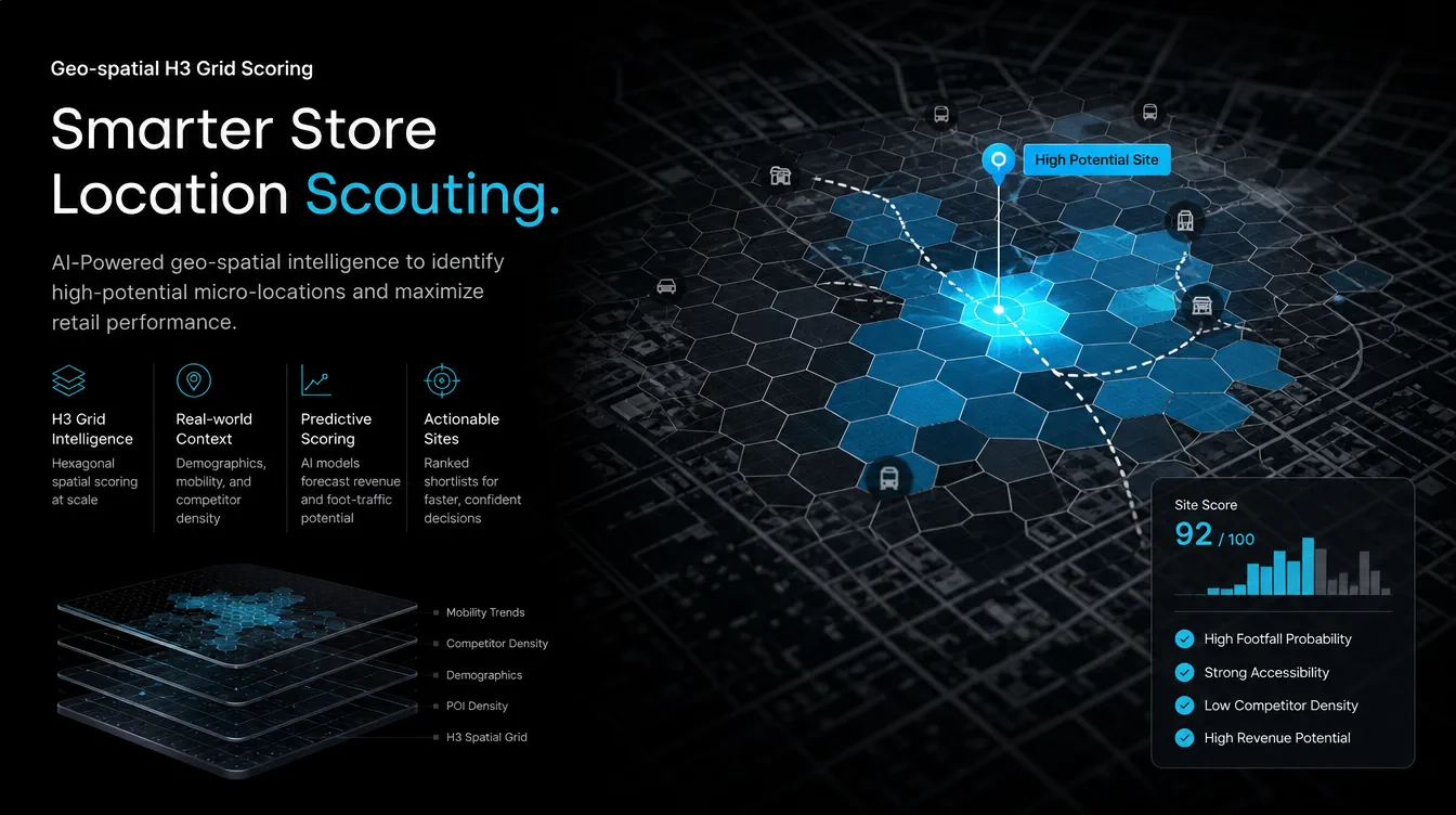 Illustration: Micro-Location Foot-Traffic & Store Site Selection Engine