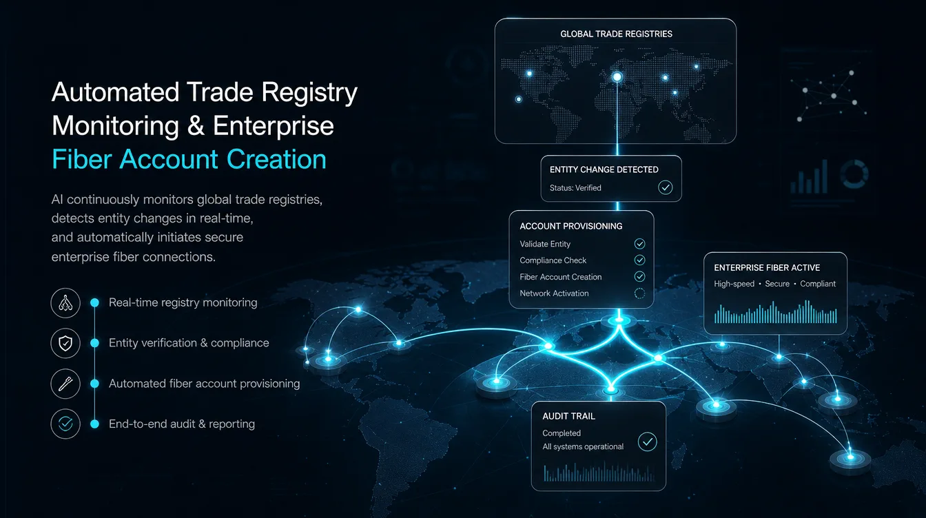 Illustration: Automated Enterprise B2B Lead Engine