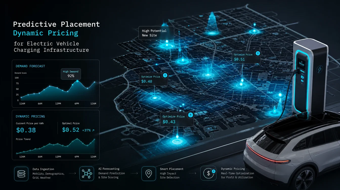 Illustration: EV Charging Station Spatial Yield Optimization