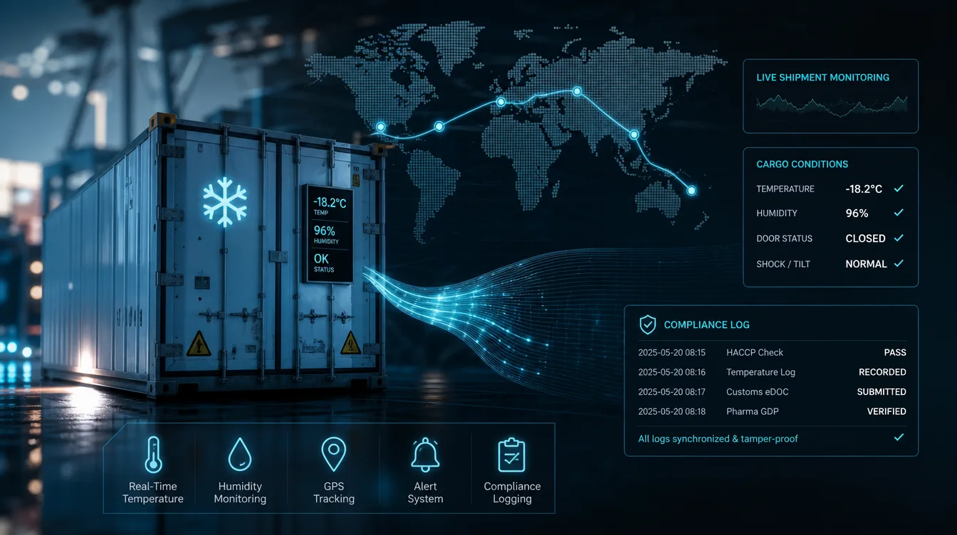 Illustration: Smart Cold-Chain Temperature Compliance Monitoring