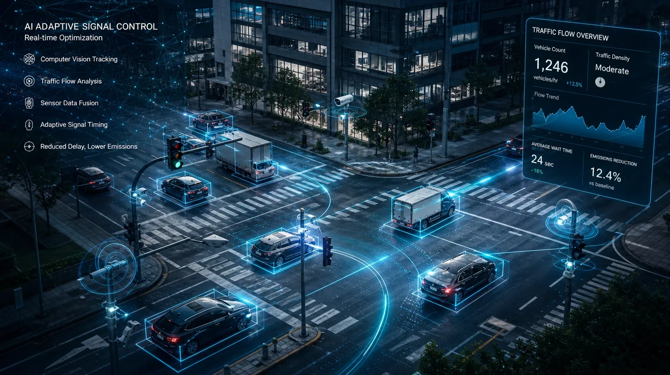 Illustration: Smart City Municipal Traffic Light Signal Optimization