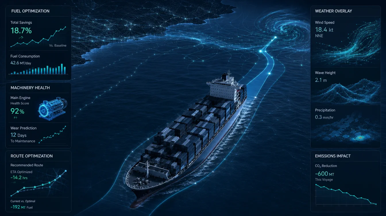 Illustration: Predictive Vessel Maintenance & Bunkering Fuel Optimization