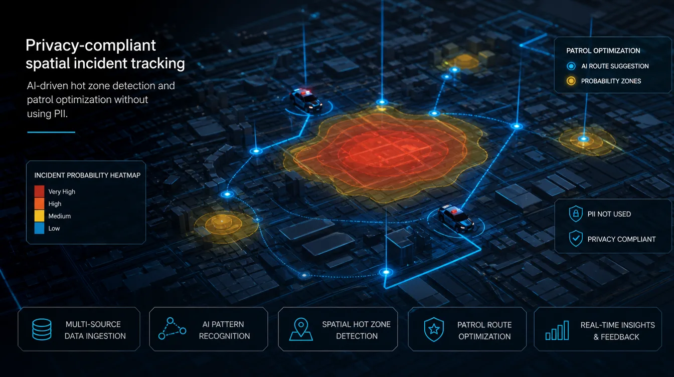 Illustration: Predictive Urban Policing & Spatial Crime Vector Mitigation